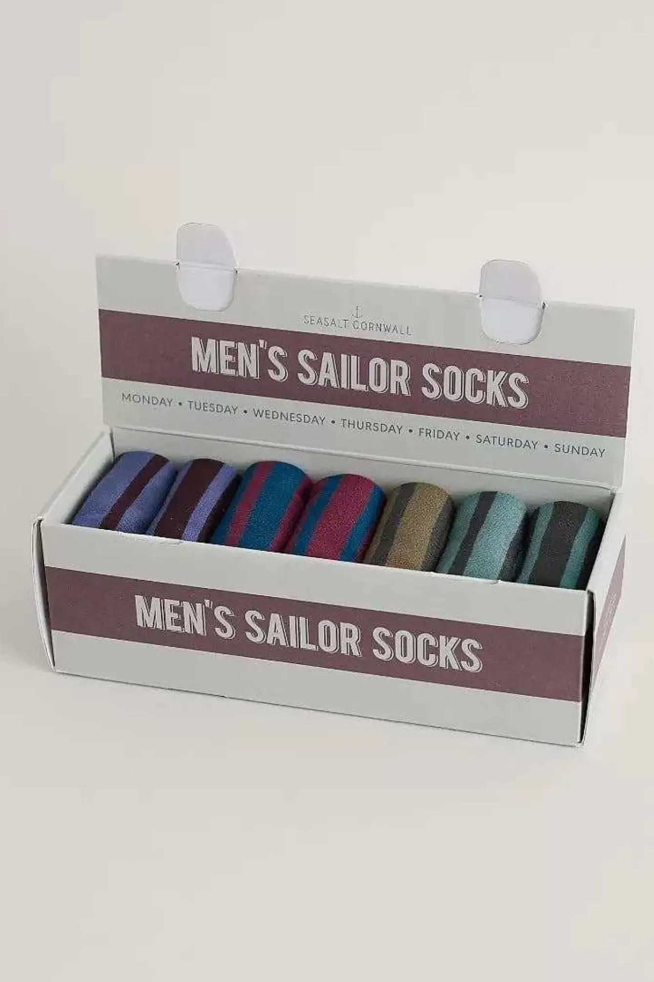 Seasalt Cornwall Socks<Gift Box Of 7 Men's Sailor Socks Cabooler Mix