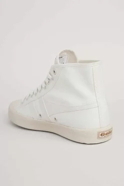 Seasalt Cornwall Shoes<Gola High Top Coaster Trainer Off White