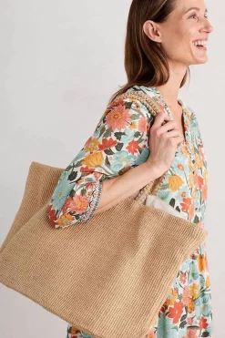 Seasalt Cornwall Bags<Grassland Jute Basket Bag Inglefield Natural