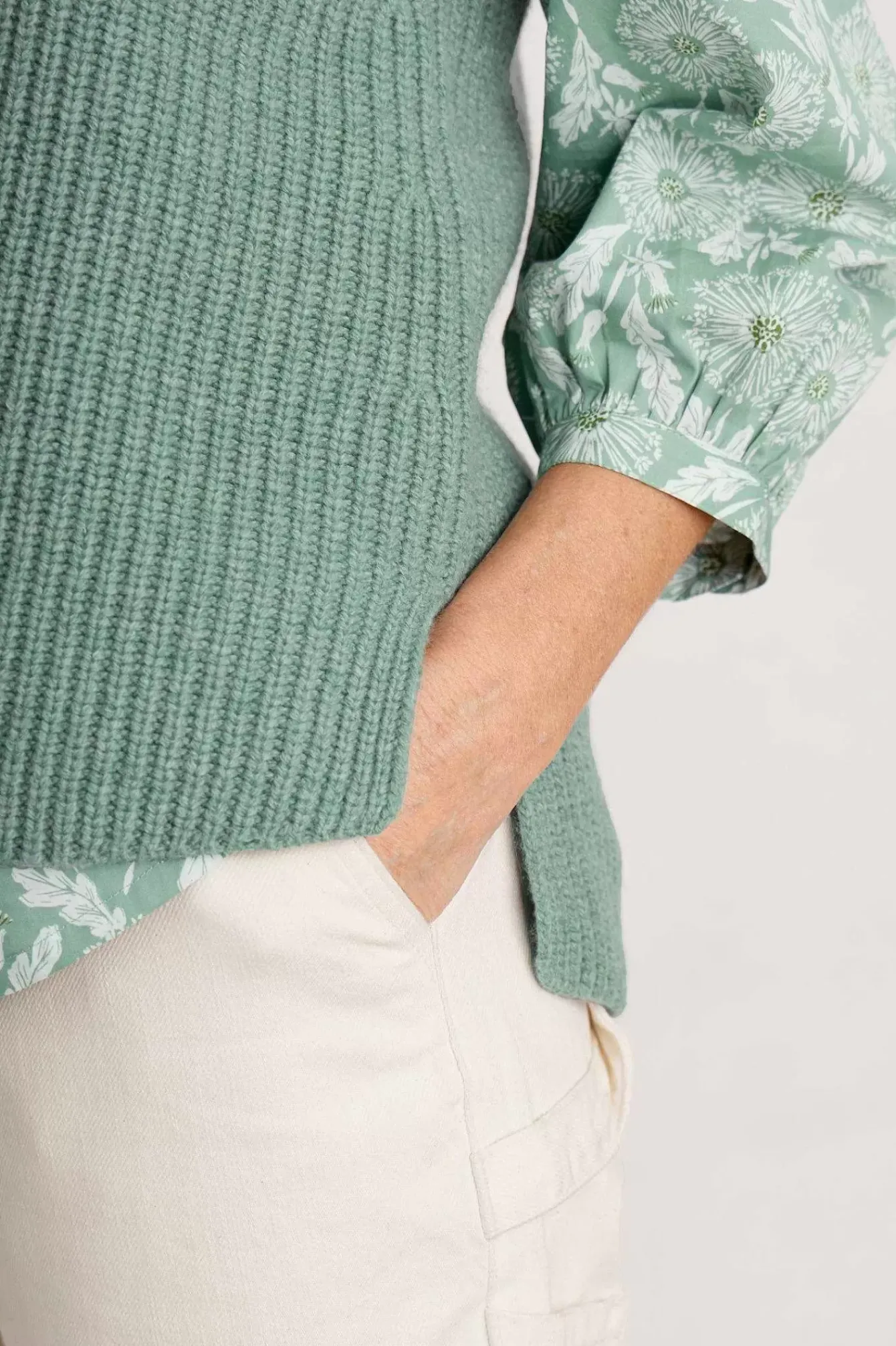 Seasalt Cornwall Knitwear<Gull Rising Knitted Vest Rosemary