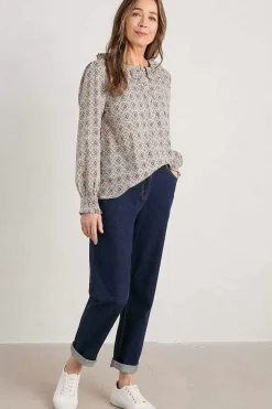 Seasalt Cornwall Trousers & Shorts<Hallworthy Jeans Dark Rinse Wash