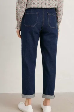 Seasalt Cornwall Trousers & Shorts<Hallworthy Jeans Dark Rinse Wash