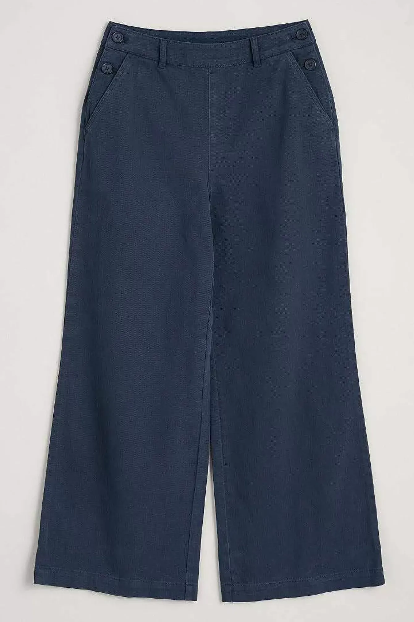 Seasalt Cornwall Trousers & Shorts<Hannafore Wide Leg Trousers Maritime
