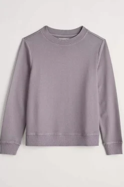 Seasalt Cornwall Tops<Hawkmoth Organic Cotton Sweatshirt Grape Thistle