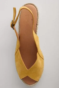 Seasalt Cornwall Shoes<Hazy Dawn Low Heel Suede Espadrilles Sienna
