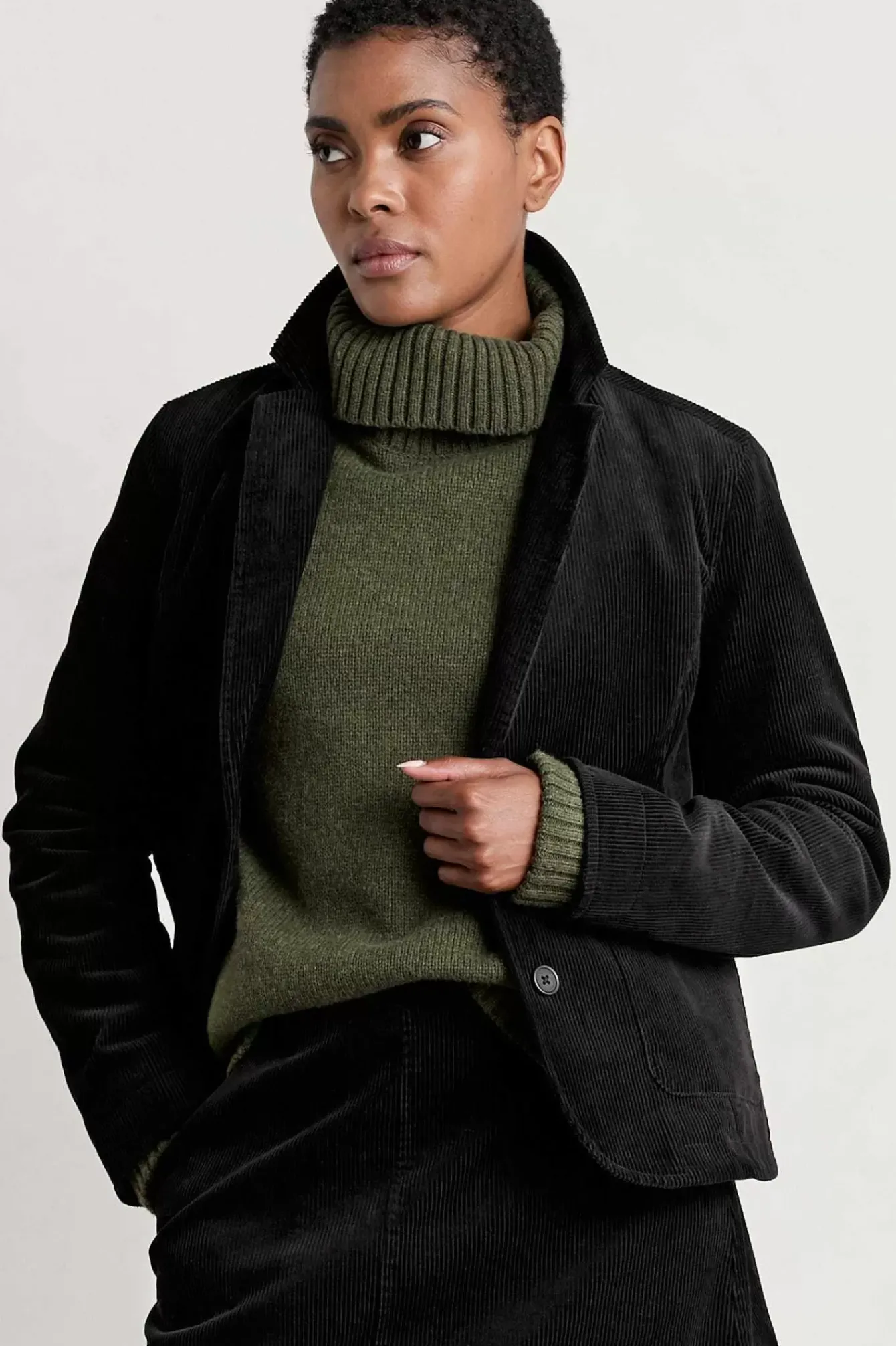 Seasalt Cornwall Coats & Jackets<Heald Cord Blazer Onyx