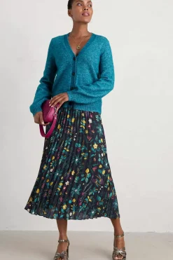 Seasalt Cornwall Skirts<Heatherbank Midi Skirt Botanical Sampler Onyx