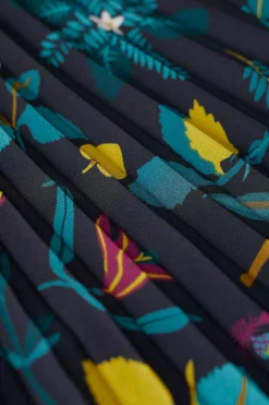 Seasalt Cornwall Skirts<Heatherbank Midi Skirt Botanical Sampler Onyx