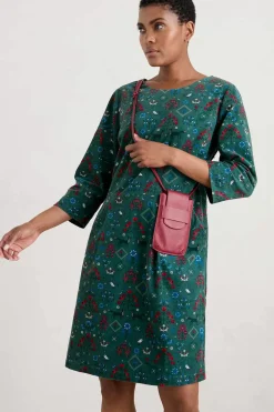 Seasalt Cornwall Dresses<High Key Needlecord Dress Tapestry Forest Grove