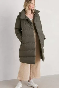 Seasalt Cornwall Coats & Jackets<Holywell Bay Waterproof Coat Moorland