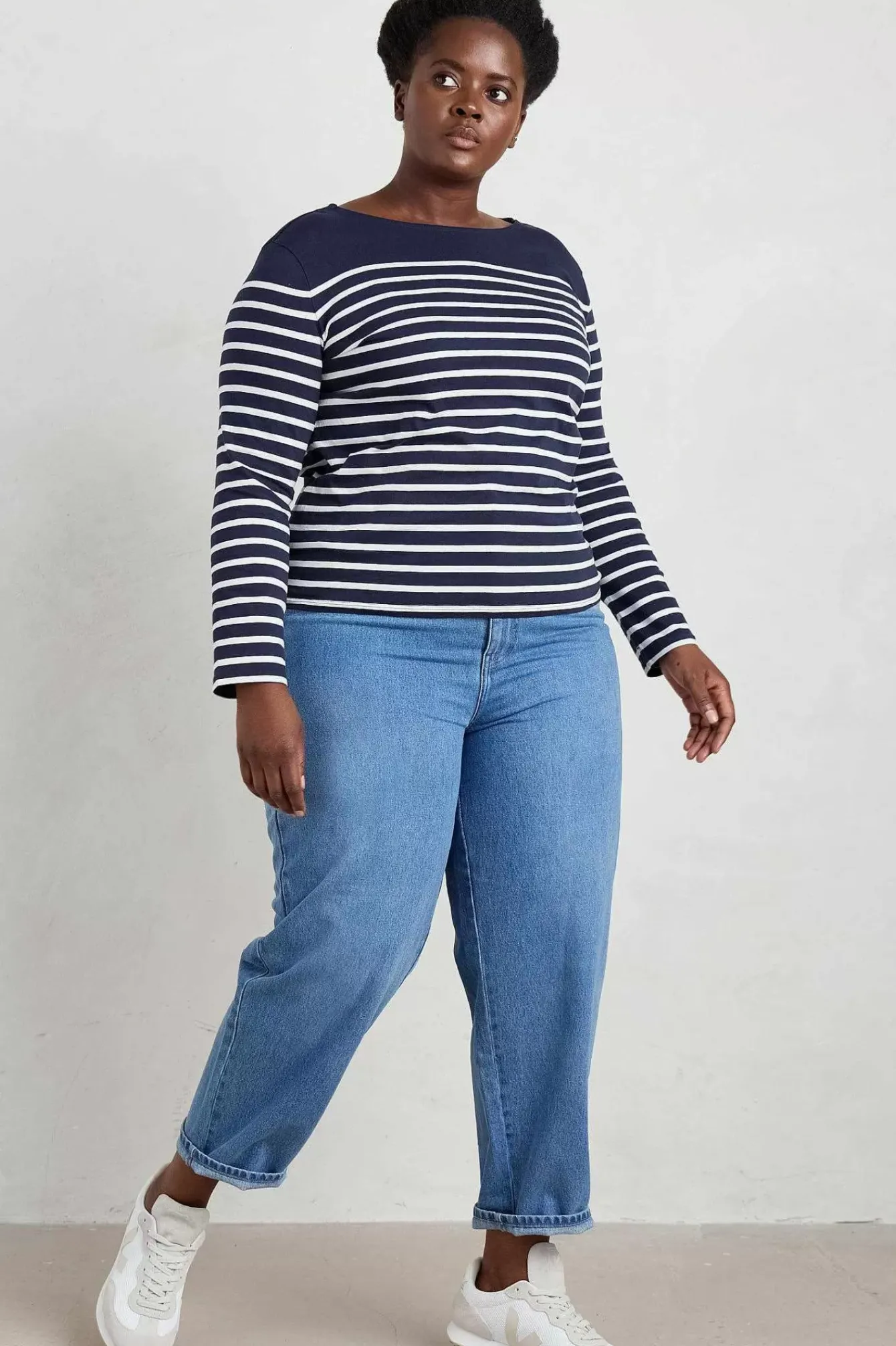 Seasalt Cornwall Trousers & Shorts<Honeydew Barrel Leg Jeans Light Wash