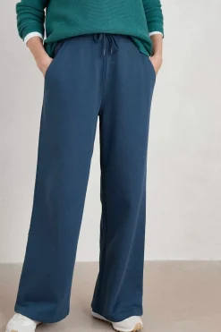 Seasalt Cornwall Trousers & Shorts<Ivy Barn Wide Leg Jersey Trousers Squall
