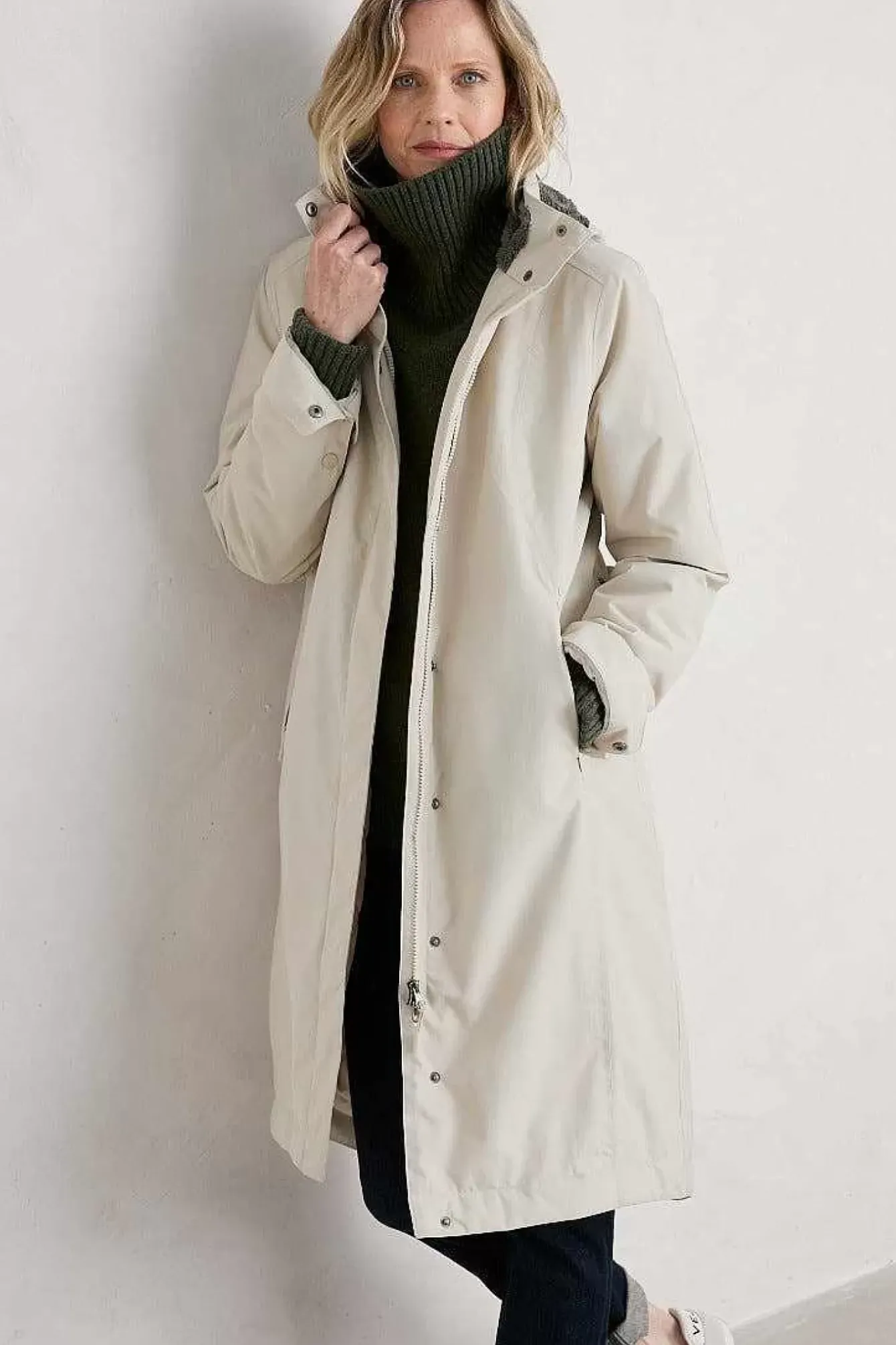 Seasalt Cornwall Coats & Jackets<Janelle Waterproof Coat Aran