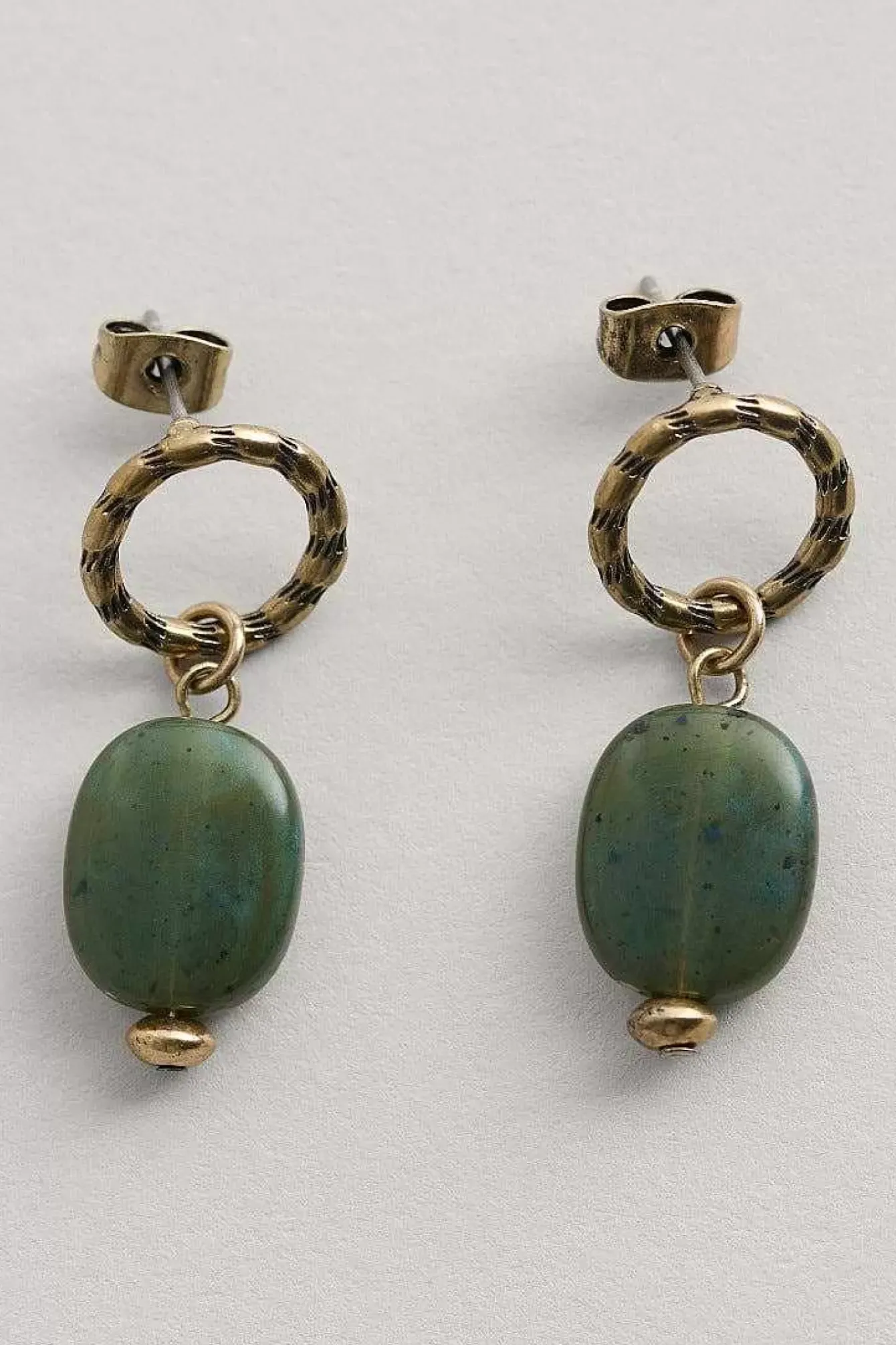 Seasalt Cornwall Jewellery<Juliot Drop Earrings Copse Brass Mix