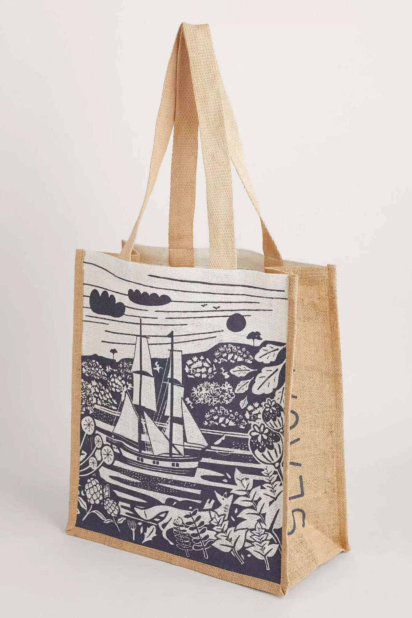 Seasalt Cornwall Bags<Jute Shopper Frenchmans Creek Marine