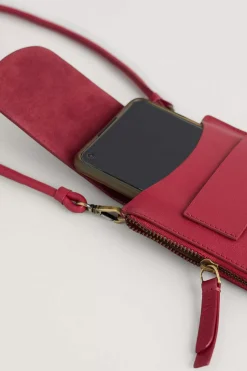 Seasalt Cornwall Bags<Kelsey Leather Phone Wallet Sedum