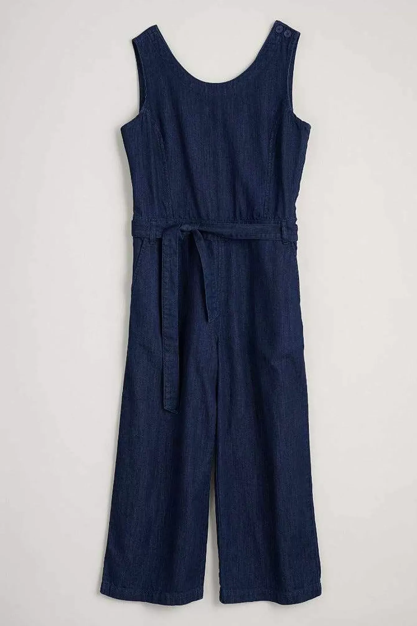 Seasalt Cornwall Trousers & Shorts<Kenethel Sleeveless Wide Leg Jumpsuit Dark Indigo Wash