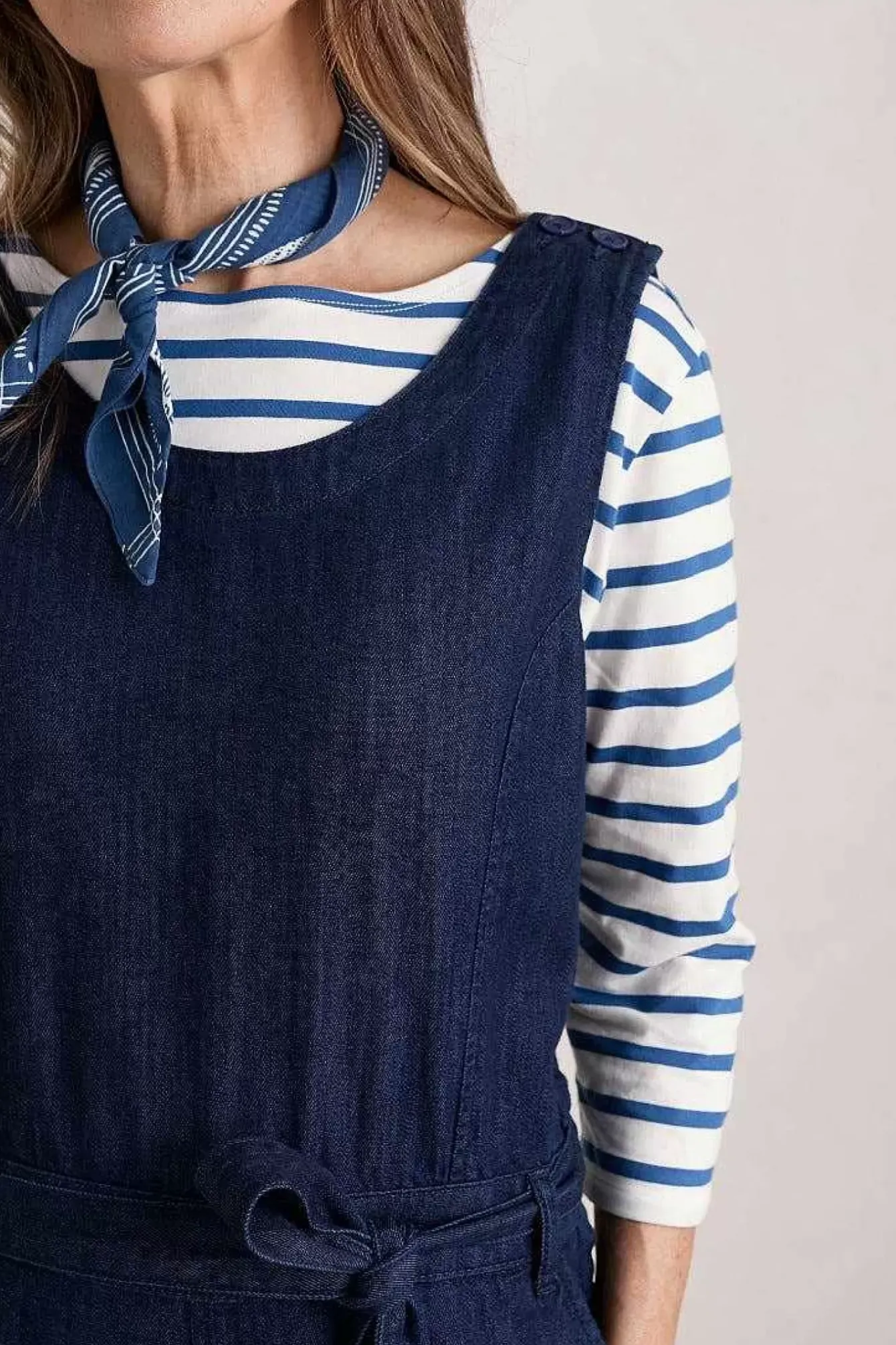 Seasalt Cornwall Trousers & Shorts<Kenethel Sleeveless Wide Leg Jumpsuit Dark Indigo Wash