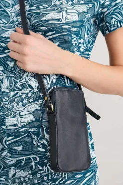 Seasalt Cornwall Bags<Kenwyn Zip Up Cross Body Phone Wallet Dark Night