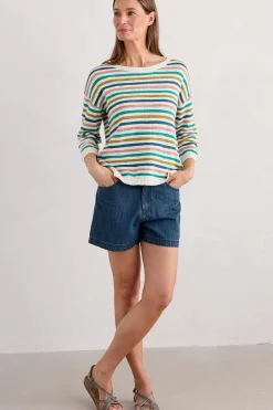 Seasalt Cornwall Knitwear<Knavock Striped Jumper Mini Cornish Helford Multi