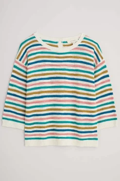 Seasalt Cornwall Knitwear<Knavock Striped Jumper Mini Cornish Helford Multi