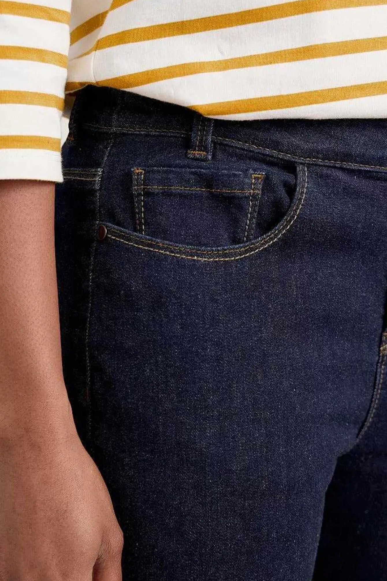 Seasalt Cornwall Trousers & Shorts<Lamledra Denim Jeans Dark Indigo Wash