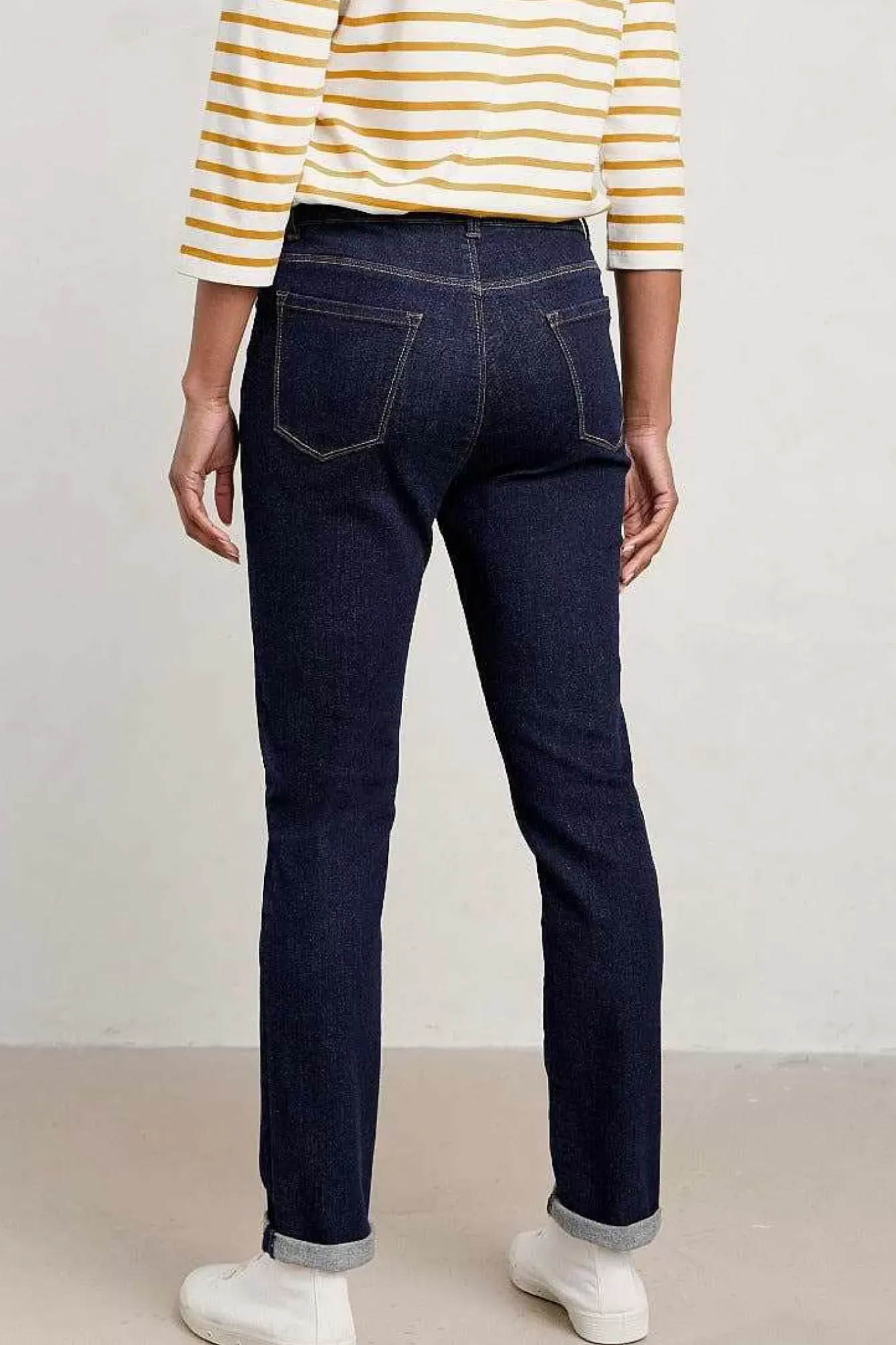 Seasalt Cornwall Trousers & Shorts<Lamledra Denim Jeans Dark Indigo Wash