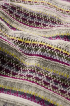 Seasalt Cornwall Knitwear<Lamorna Lane Fair Isle Cardigan Hemmick Aran Multi