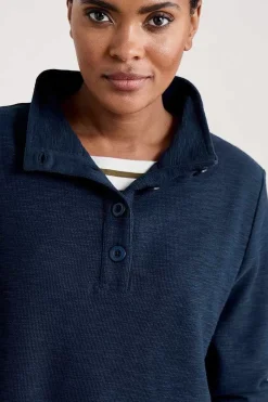 Seasalt Cornwall Tops<Last Boat Sweatshirt Maritime