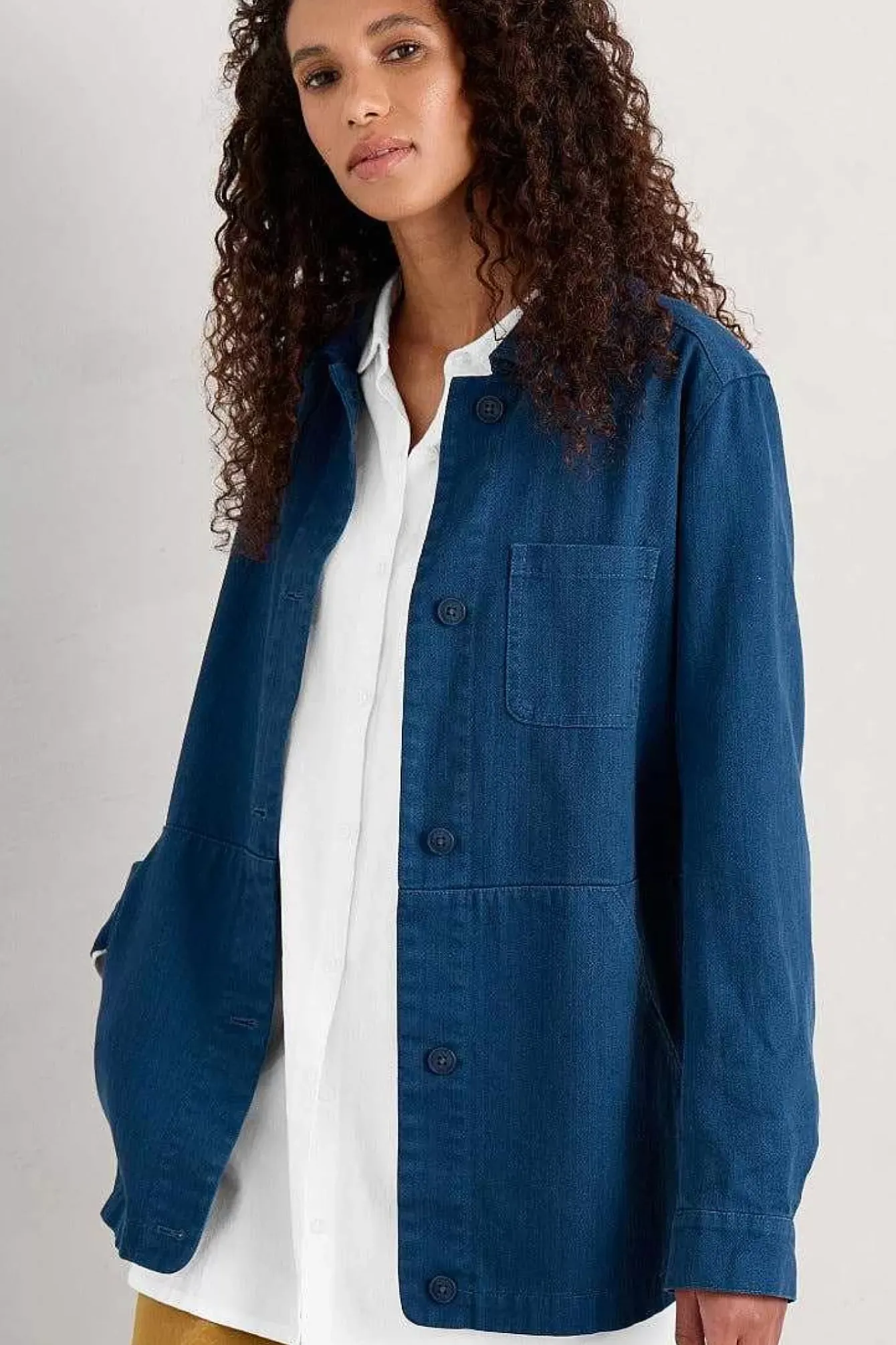 Seasalt Cornwall Tops<Lavant Mor Organic Cotton Shirt Salt