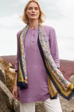 Seasalt Cornwall Tunics<Lighthouse Rock 3/4 Sleeve Tunic Verbena