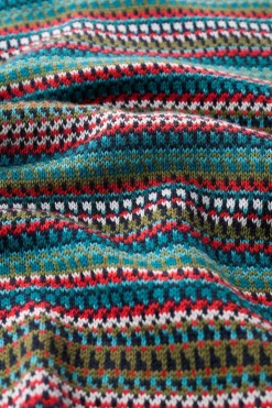 Seasalt Cornwall Knitwear<Little Grebe Fair Isle Vest Paving Path Seaway Multi