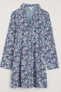 Seasalt Cornwall Tunics<Long Sight Jersey Tunic Floral Moor Enamel