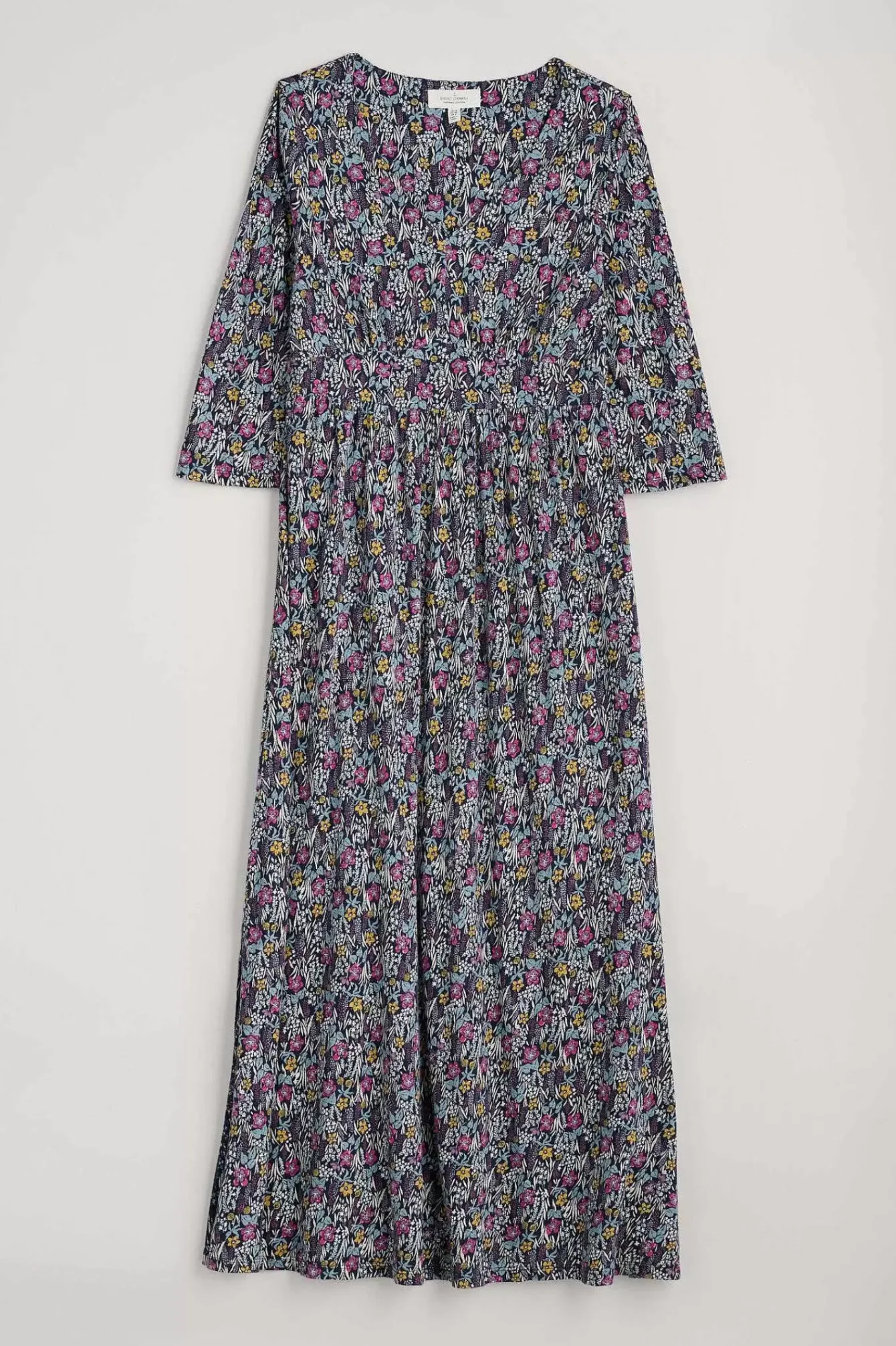 Seasalt Cornwall Dresses<Maggie Maxi Dress (Gots) Floral Moor Maritime