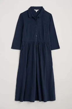 Seasalt Cornwall Dresses<Mainland Jersey Midi Shirt Dress (Gots) Maritime
