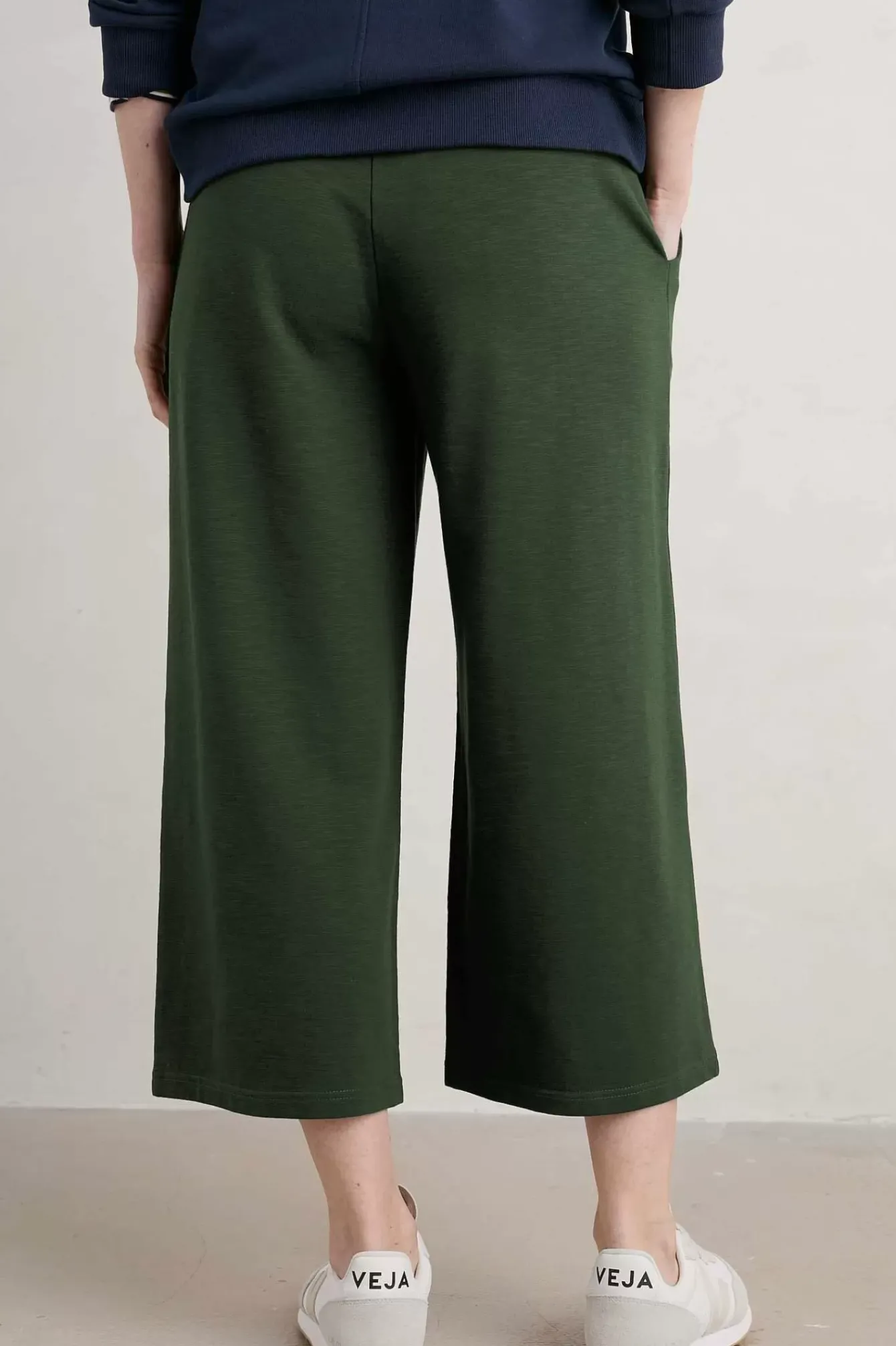 Seasalt Cornwall Trousers & Shorts<Meadow Stroll Wide Leg Trousers Beech