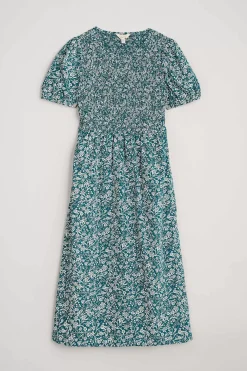Seasalt Cornwall Dresses<Meadowsweet Short Sleeve Dress Creekside Floral Mast