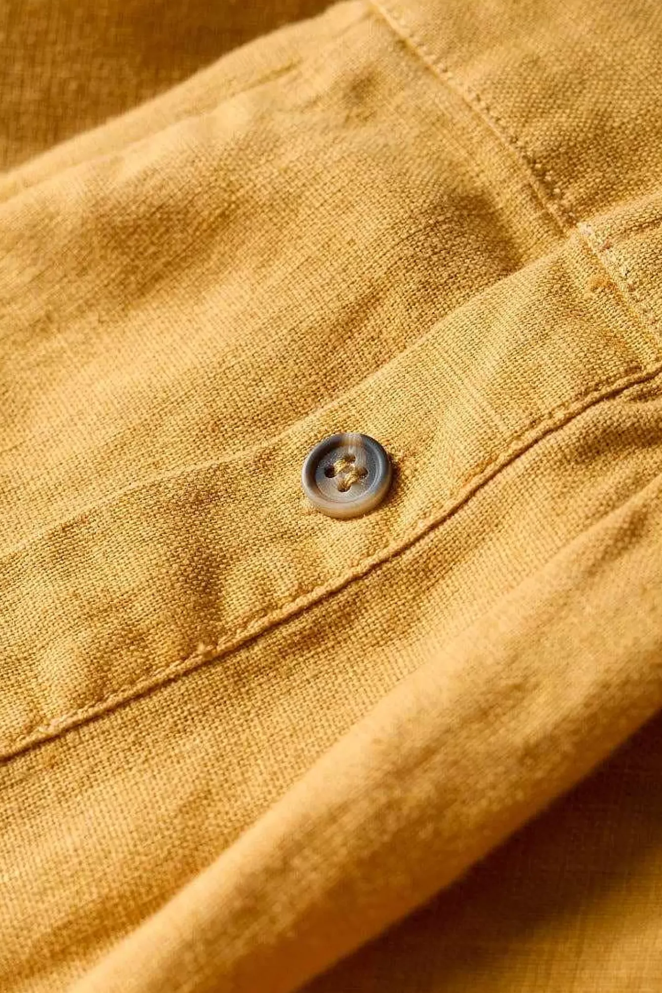 Seasalt Cornwall Tops & T-Shirts<Men's Artist's Linen Shirt Brimstone