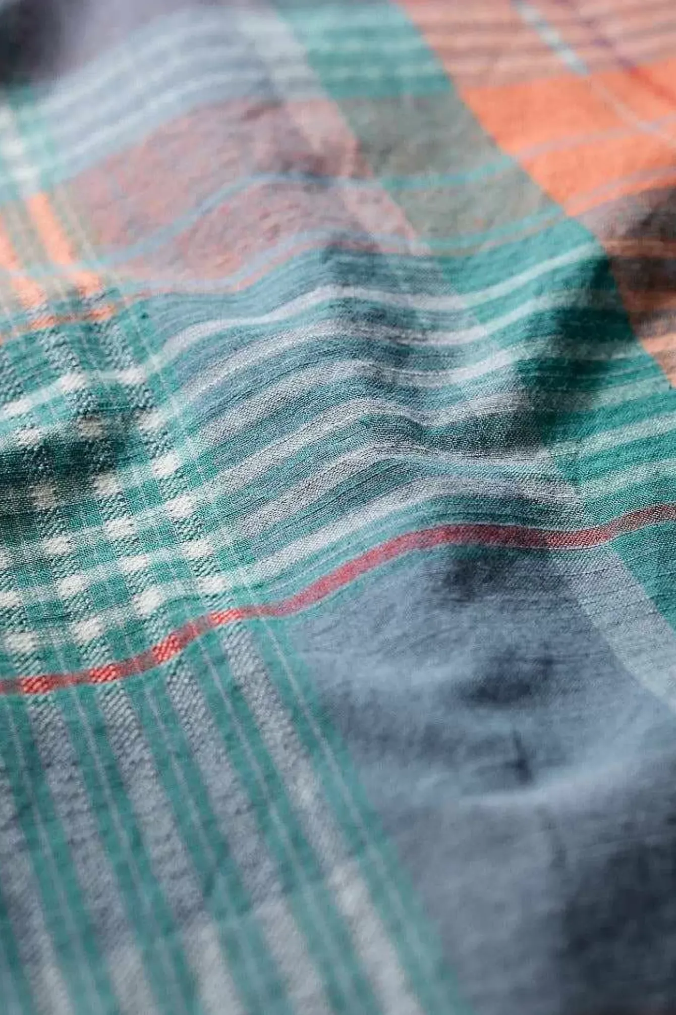 Seasalt Cornwall Tops & T-Shirts<Men's Banyan Checked Cotton Shirt Gladsome Mallow