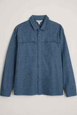 Seasalt Cornwall Tops & T-Shirts<Men's Chandlery Flannel Overshirt Squall