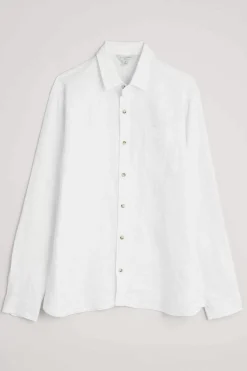 Seasalt Cornwall Tops & T-Shirts<Men's Curator Linen Shirt Salt