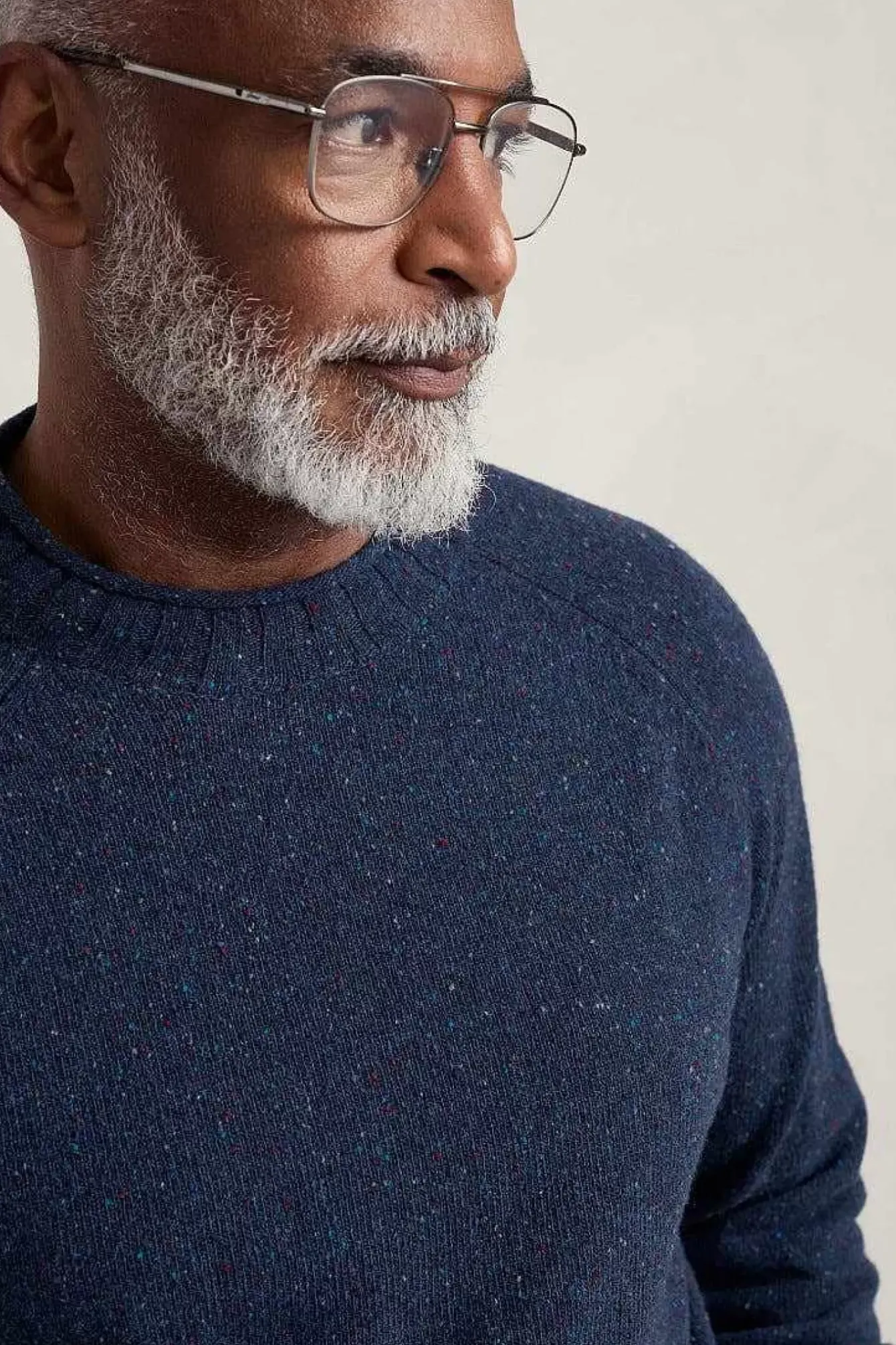 Seasalt Cornwall Knitwear<Men's Fitcher Knitted Jumper French Blue