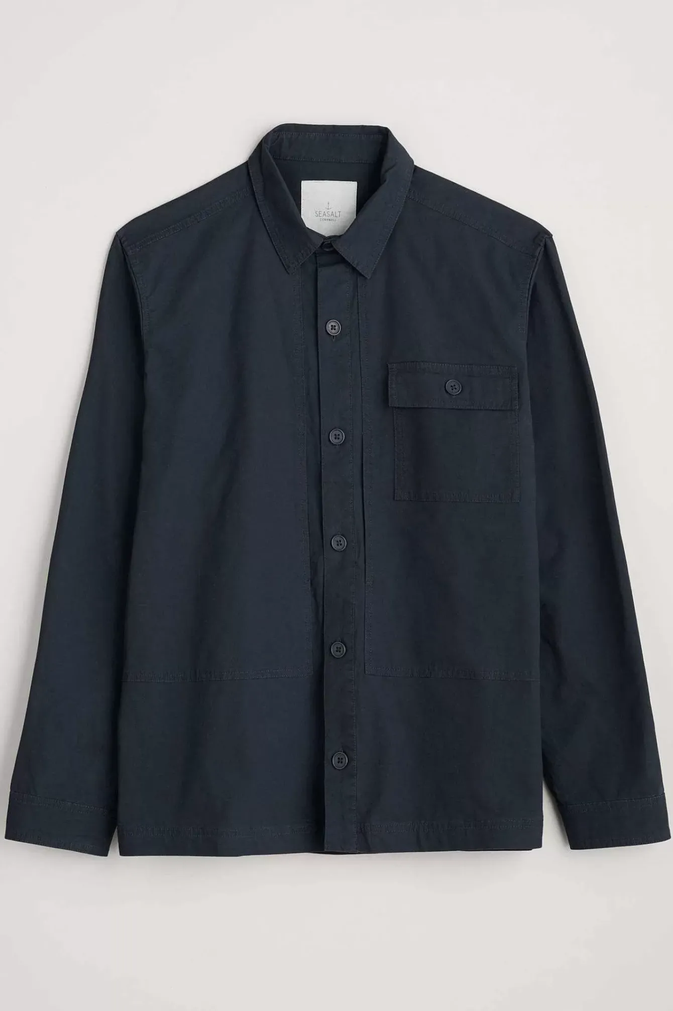 Seasalt Cornwall Coats & Jackets<Men's Foundry Overshirt Jacket Inkwell