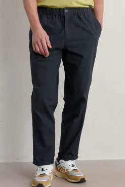Seasalt Cornwall Trousers & Shorts<Men's Groundsman Organic Cotton Trousers Inkwell