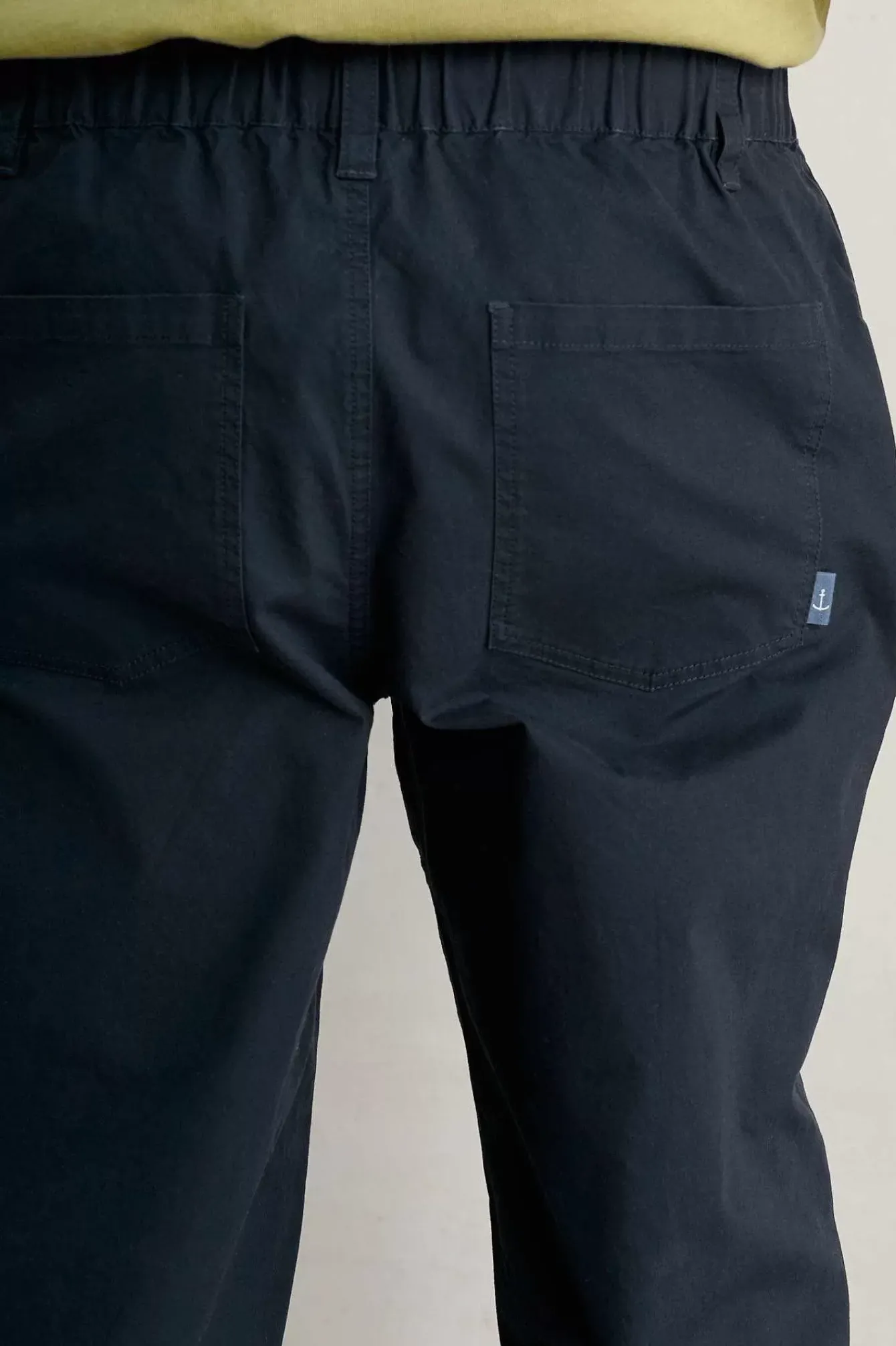 Seasalt Cornwall Trousers & Shorts<Men's Groundsman Organic Cotton Trousers Inkwell