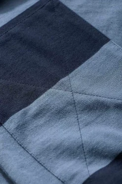 Seasalt Cornwall Tops & T-Shirts<Men's Herdsman Organic Cotton Rugby Top Page Blue Sail