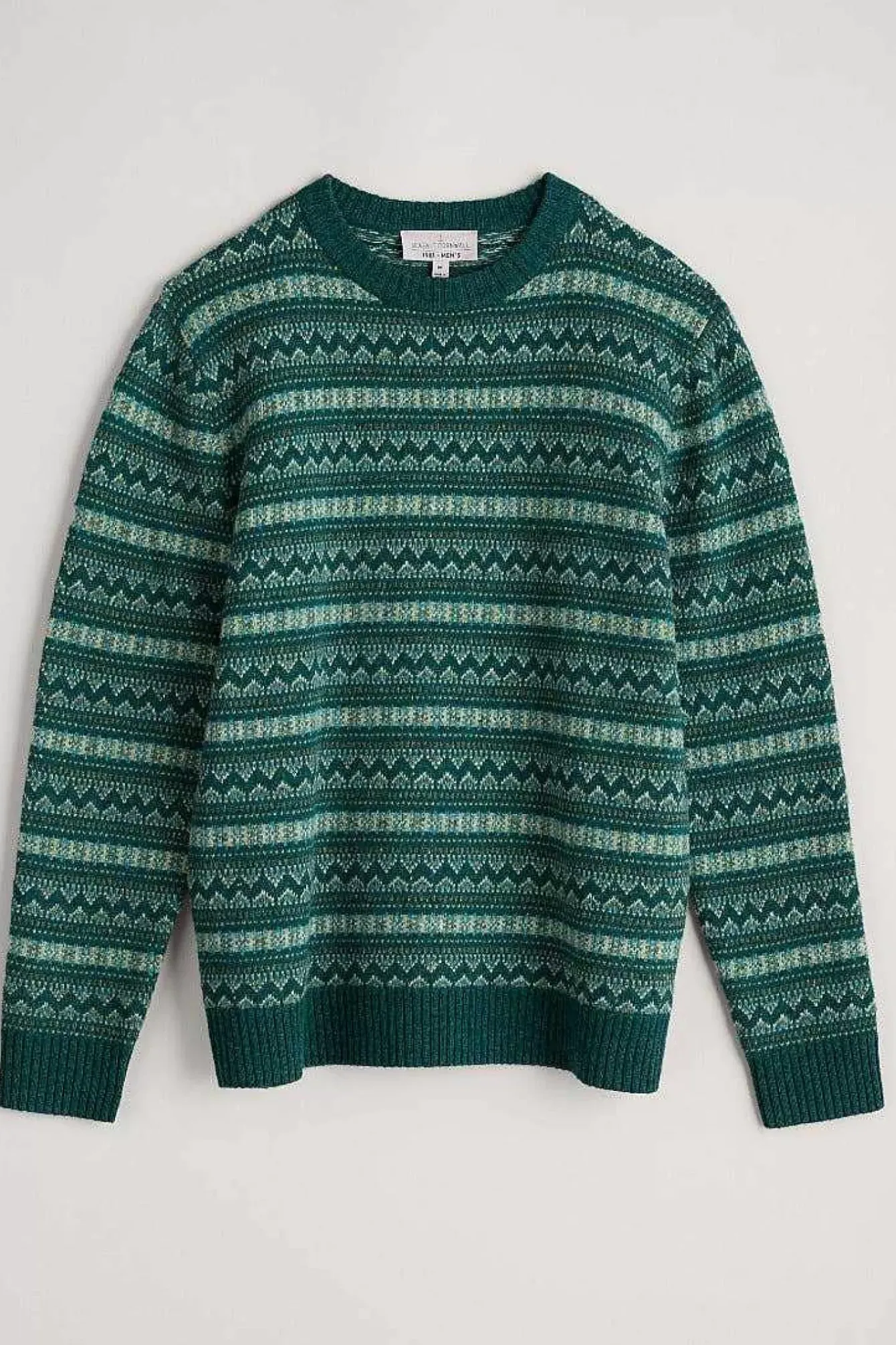 Seasalt Cornwall Knitwear<Men's Layline Fair Isle Jumper Cockles Multi
