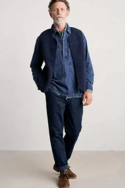 Seasalt Cornwall Trousers & Shorts<Men's Midshipman Cord Trousers Maritime