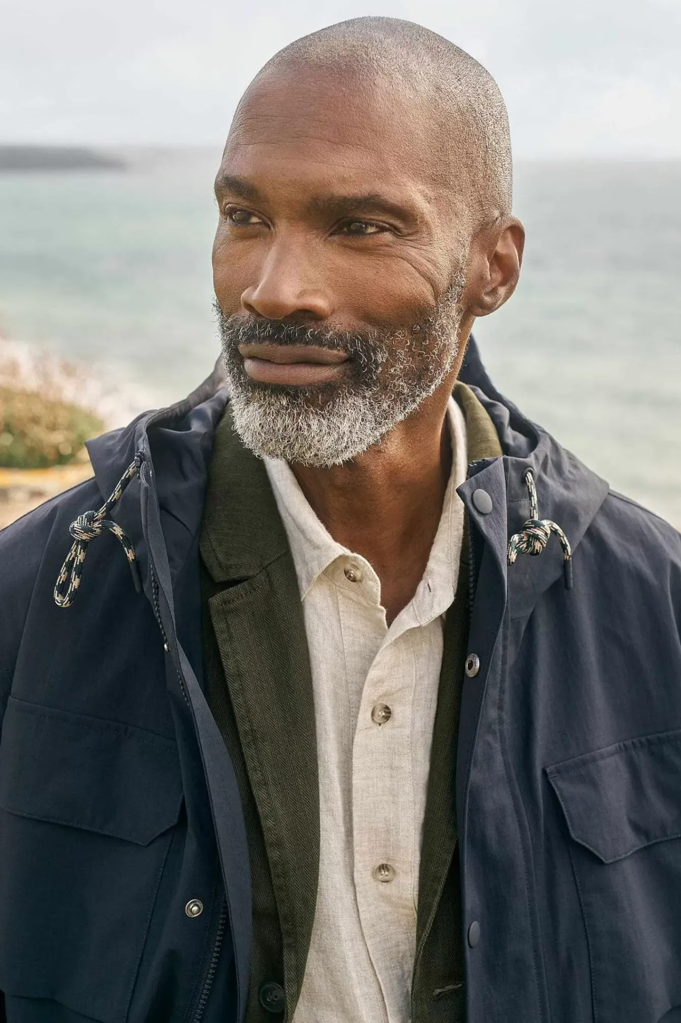 Seasalt Cornwall Coats & Jackets<Men's Porthcurno Waterproof Jacket Inkwell