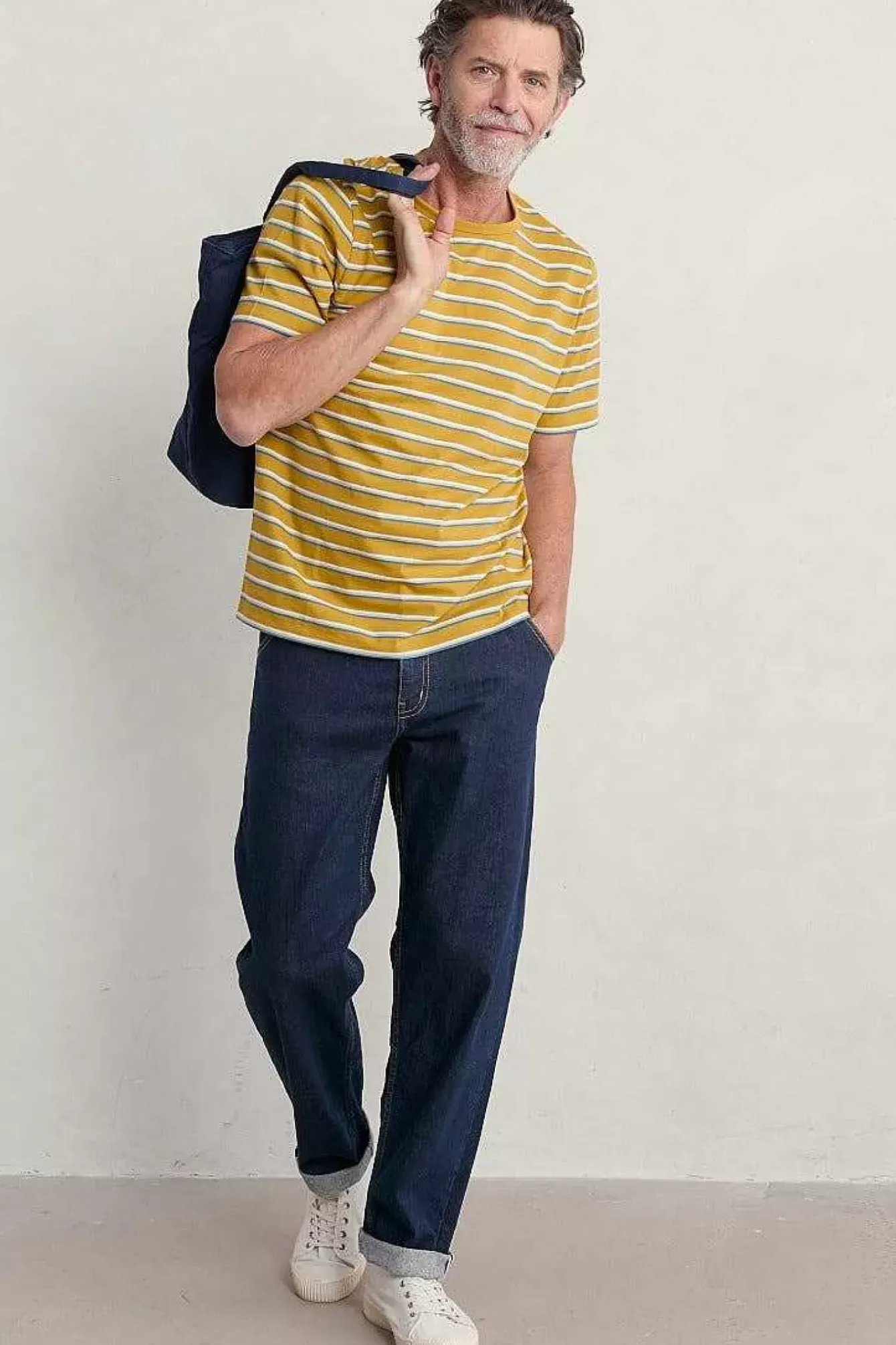 Seasalt Cornwall 2 Mix & Match<Men's Seven Seas Sailor Tee (Gots) Upside Brimstone